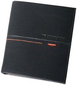 Шкіряне портмоне без застібки Beverly Hills чорного кольору Vip Collection 102523