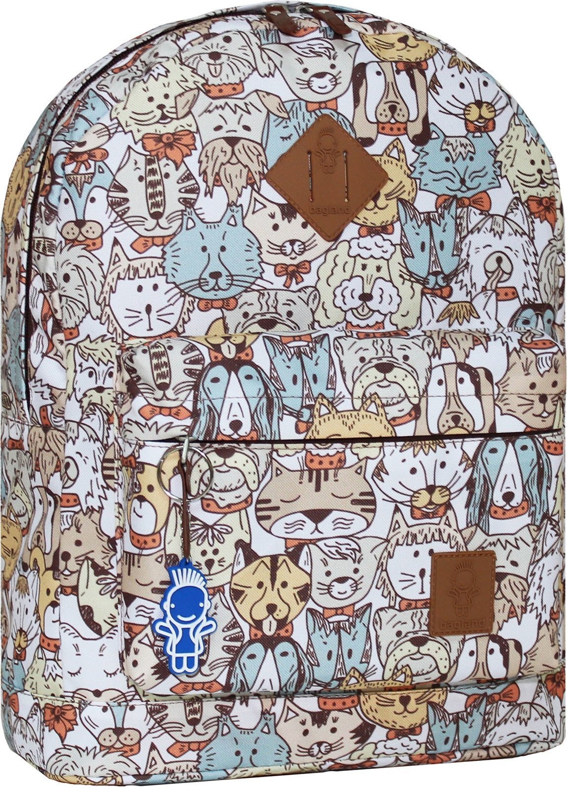 Оригинальный подростковый рюкзак из текстиля с дизайнерским принтом Bagland (53223)