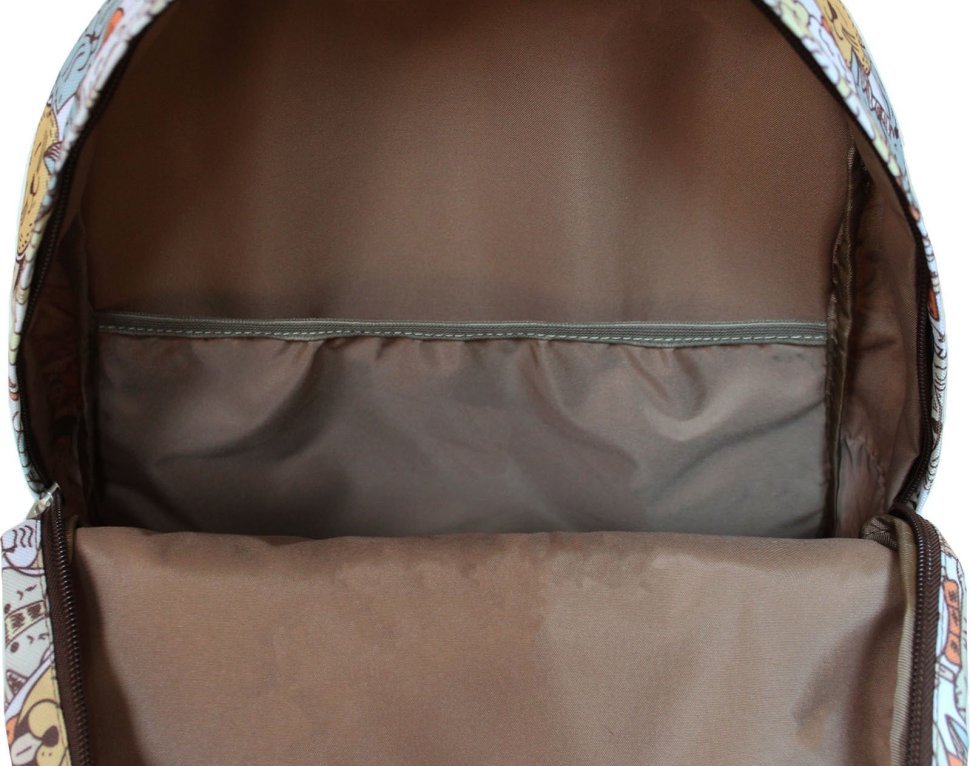 Оригинальный подростковый рюкзак из текстиля с дизайнерским принтом Bagland (53223)
