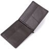 Коричневый кожаный зажим для купюр и карточек Tony Perotti 103323 Италия modnotak фото - 6