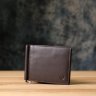 Коричневый кожаный зажим для купюр и карточек Tony Perotti 103323 Италия modnotak фото - 9