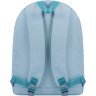 Бирюзовый рюкзак из текстиля на молниевой застежке Bagland (53723) - 3