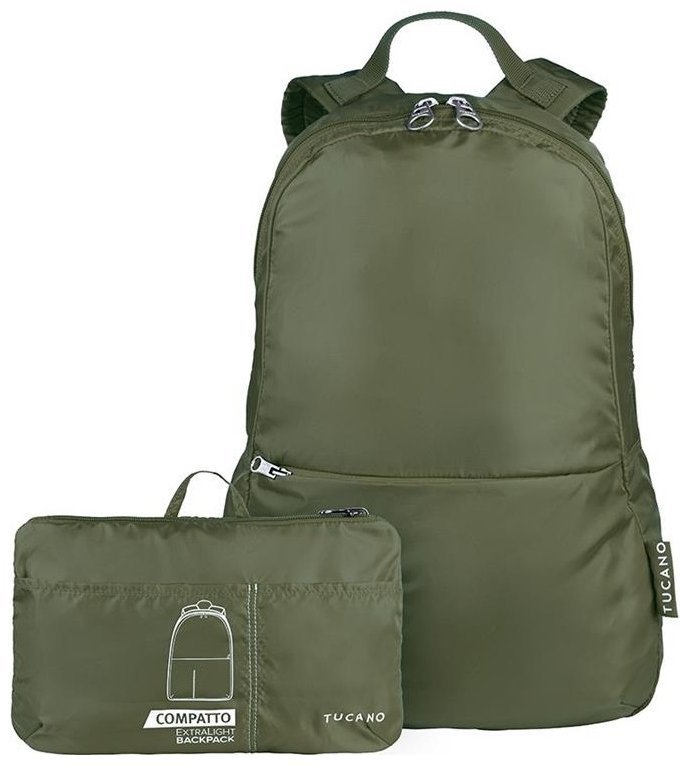 Рюкзак розкладний Tucano Compatto Eco XL, темно зелений modnotak фото №1