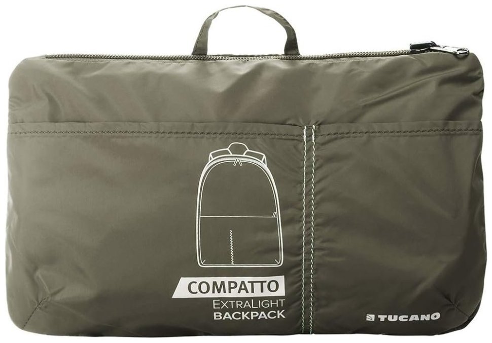 Рюкзак розкладний Tucano Compatto Eco XL, темно зелений modnotak фото №10