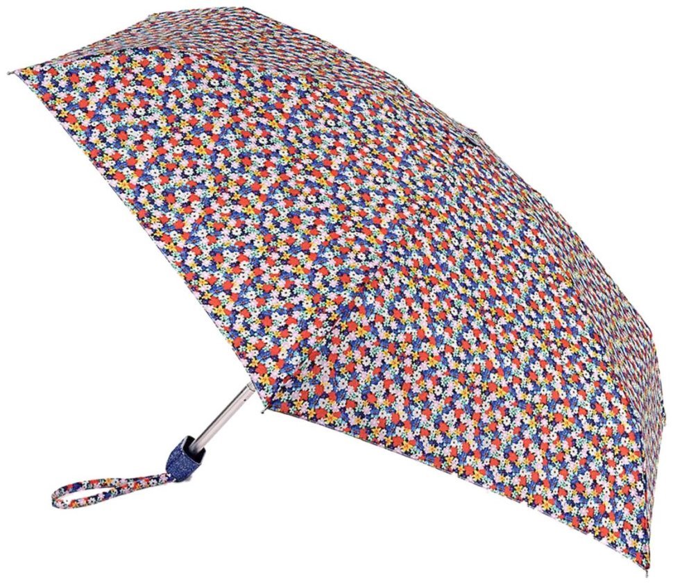 Зонт женский Fulton L501-040867 Tiny-2 Ditsy Pop (Форма купола круглая, разноцветный с принтом цветочков) 94223 modnotak фото №1