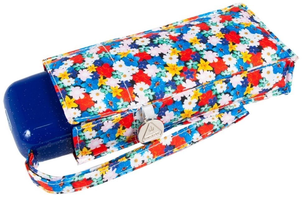 Зонт женский Fulton L501-040867 Tiny-2 Ditsy Pop (Форма купола круглая, разноцветный с принтом цветочков) 94223 modnotak фото №4
