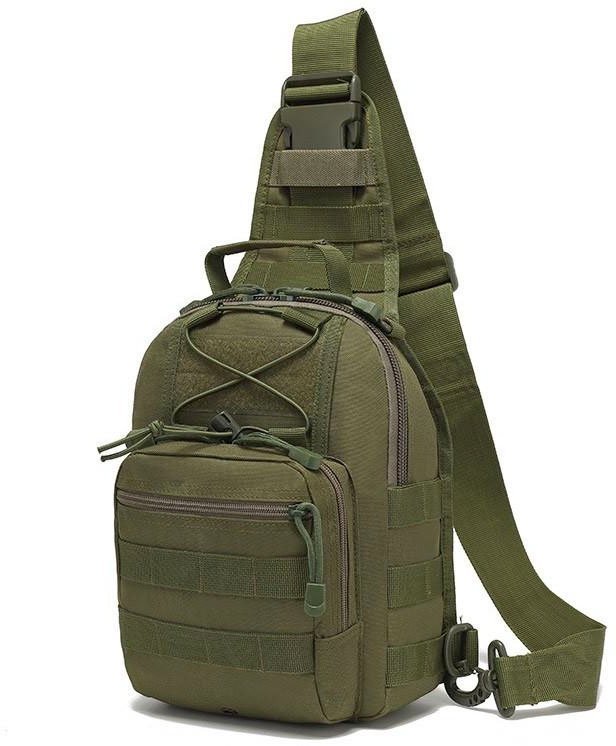 Армейская тактическая качественная сумка MILITARY STYLE (Army-4 GREEN)