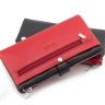 Зручний жіночий гаманець червоного кольору з відділенням для телефону - KARYA (17579) - 4