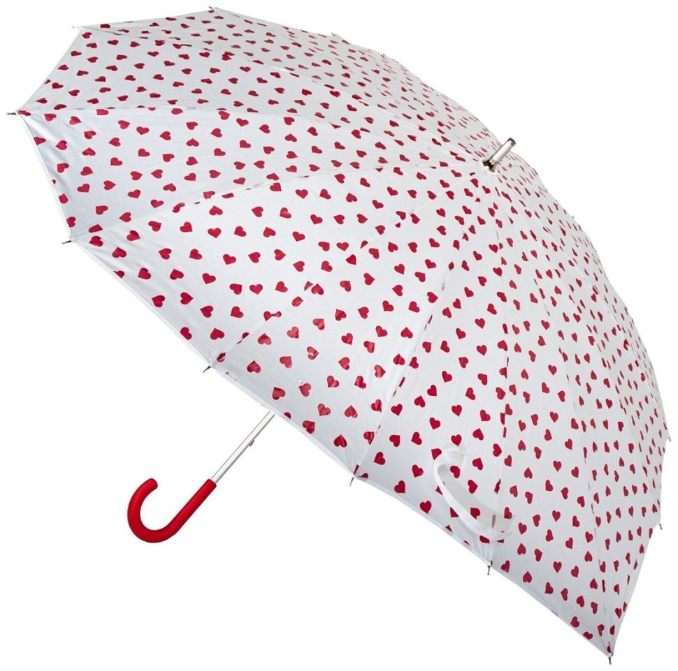 Женский зонт-трость Fulton L909-041031 Heart Walker-1 Mini Hearts (Белый с принтом сердечек, меняющий цвет) 94323 фото №7 Женский зонт-трость Fulton L909-041031 Heart Walker-1 Mini Hearts (Белый с принтом сердечек, меняющий цвет) 94323 modnotak фото №7