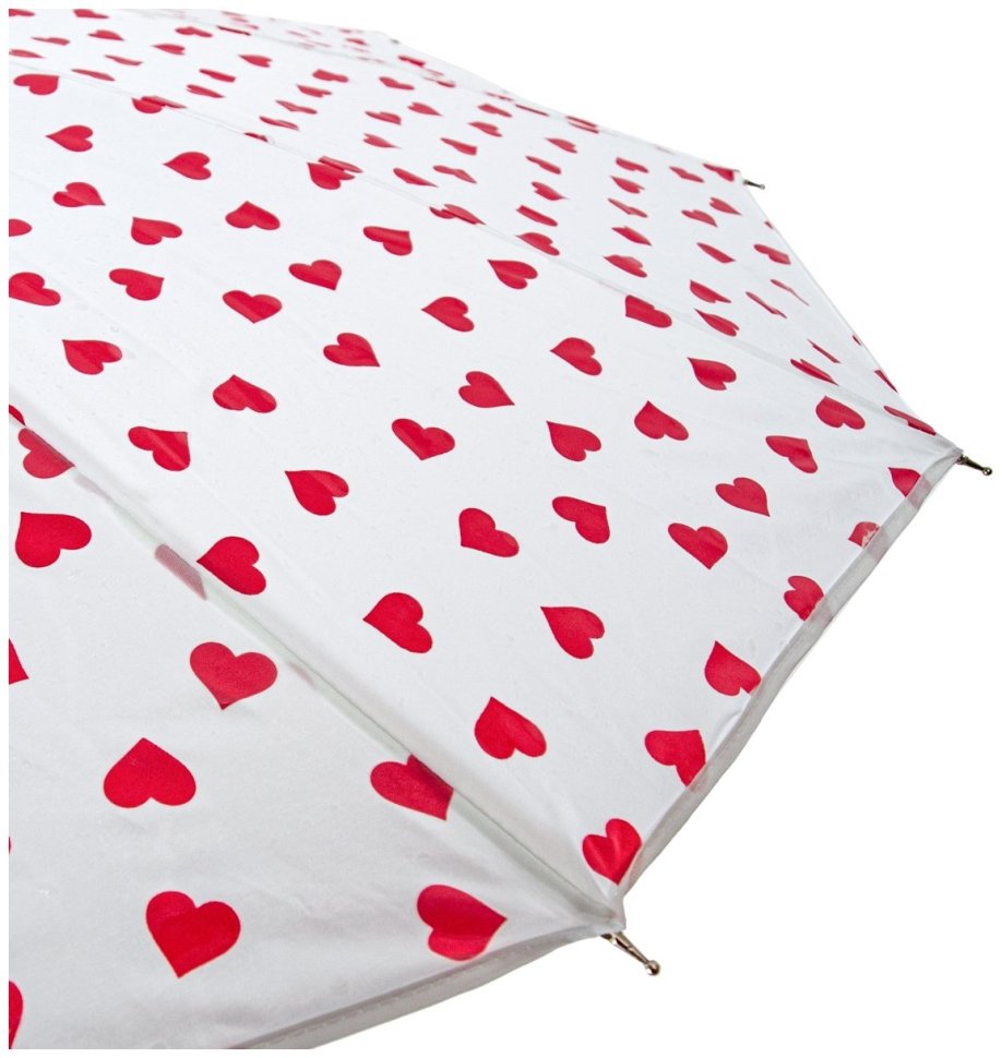 Женский зонт-трость Fulton L909-041031 Heart Walker-1 Mini Hearts (Белый с принтом сердечек, меняющий цвет) 94323 фото №12 Женский зонт-трость Fulton L909-041031 Heart Walker-1 Mini Hearts (Белый с принтом сердечек, меняющий цвет) 94323 modnotak фото №12