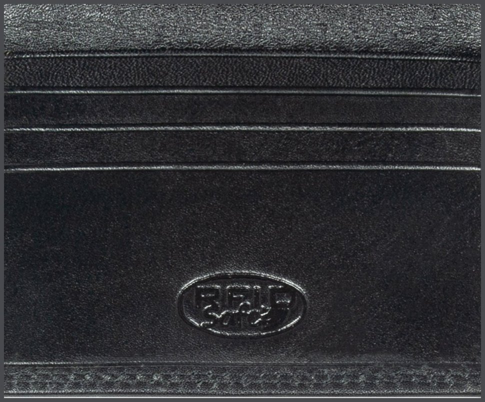 Кожаный мужской картхолдер черного цвета Ashwood 94423 modnotak фото №7