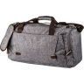 Сіра дорожня сумка середнього розміру з текстилю Vintage (20137) - 1