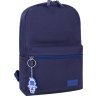 Темно-синій рюкзак з текстилю на одну блискавку Bagland (55423) - 1