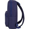Темно-синій рюкзак з текстилю на одну блискавку Bagland (55423) - 2