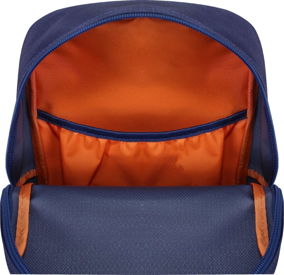 Темно-синій рюкзак з текстилю на одну блискавку Bagland (55423)