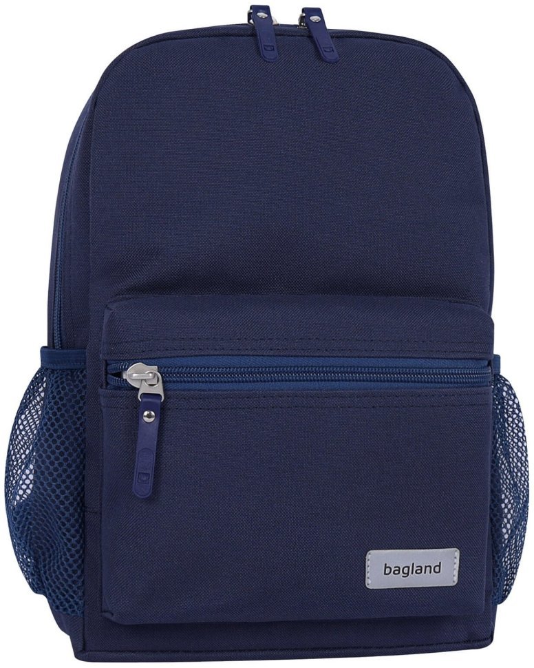 Темно-синій рюкзак з текстилю на одну блискавку Bagland (55423)