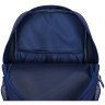 Темно-синій рюкзак з текстилю на одну блискавку Bagland (55423) - 8
