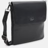Невелика чоловіча сумка з гладкої шкіри чорного кольору Ricco Grande (56023) - 2
