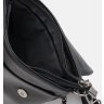 Небольшая мужская сумка из гладкой кожи черного цвета Ricco Grande (56023) - 5