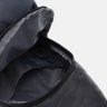 Черная мужская сумка-рюкзак из текстиля с принтом Monsen (19427) - 5