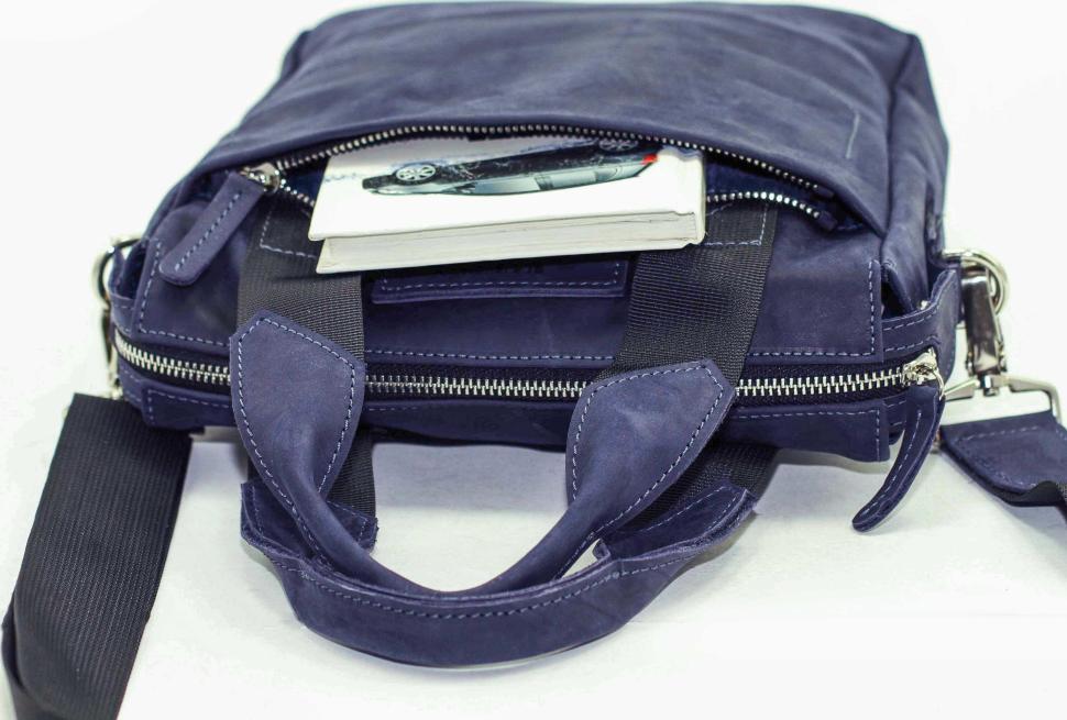 Мужская сумка планшет среднего размера из винтажной кожи VATTO (11665)