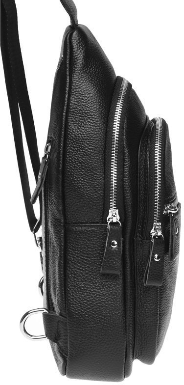 Кожаная мужская сумка-рюкзак из натуральной кожи Borsa Leather (19304)