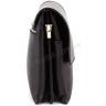Шкіряна чоловіча сумка чорного кольору KARYA (0785-45) - 3
