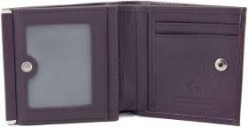 Жіночий фіолетовий гаманець маленького розміру на кнопці Marco Coverna 68623