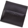 Чорний гаманець з натуральної шкіри на кнопці Tony Bellucci (12435) - 3