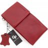 Красная женская сумка-кошелек из натуральной кожи Grande Pelle (15469) - 6