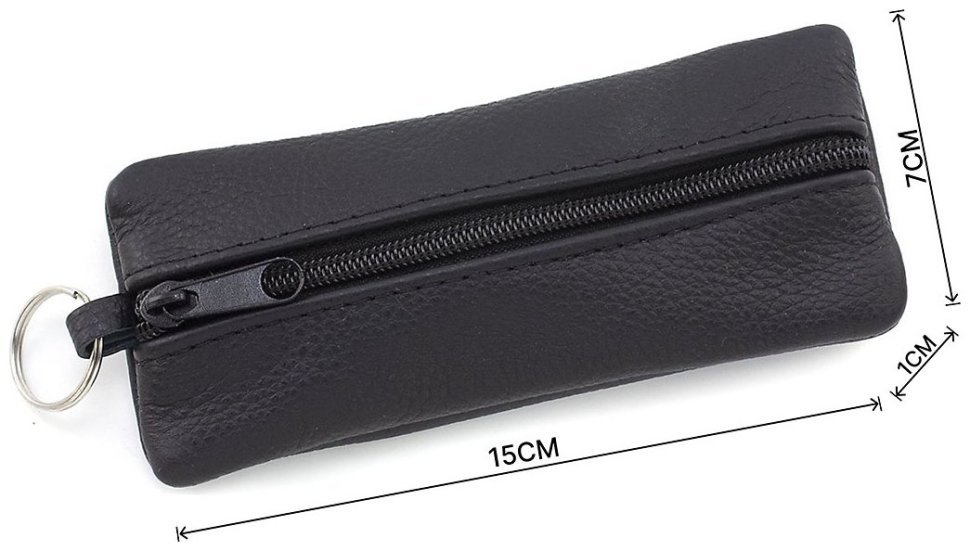 Недорогая черная ключница большого размера из натуральной кожи ST Leather 70824 фото №3 Недорогая черная ключница большого размера из натуральной кожи ST Leather 70824 modnotak фото №3