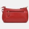 Женская красная сумка из натуральной кожи среднего размера Keizer (15696) - 3