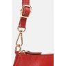 Женская красная сумка из натуральной кожи среднего размера Keizer (15696) - 4