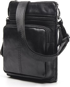 Шкіряна чоловіча маленька сумка через плече VINTAGE STYLE (14607)