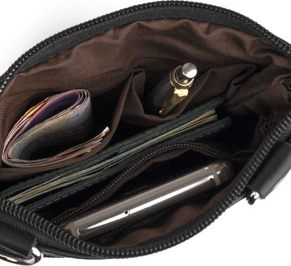 Шкіряна чоловіча маленька сумка через плече VINTAGE STYLE (14607) modnotak фото №6