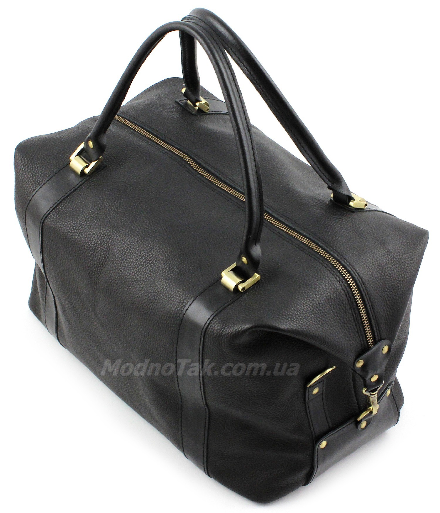 Дорожня сумка зручних розмірів з італійської шкіри Travel Leather Bag (11001)