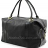 Дорожня сумка зручних розмірів з італійської шкіри Travel Leather Bag (11001) - 2