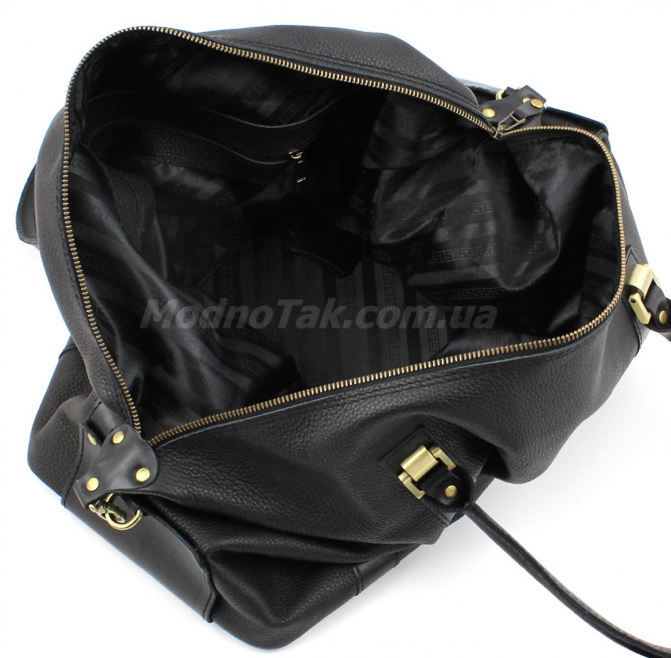 Дорожня сумка зручних розмірів зі шкіри флотар Travel Leather Bag (11001)