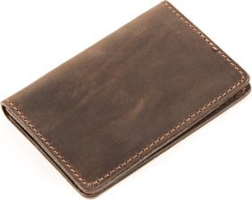 Шкіряна коричнева обкладинка для прав водія Shvigel (2413925)