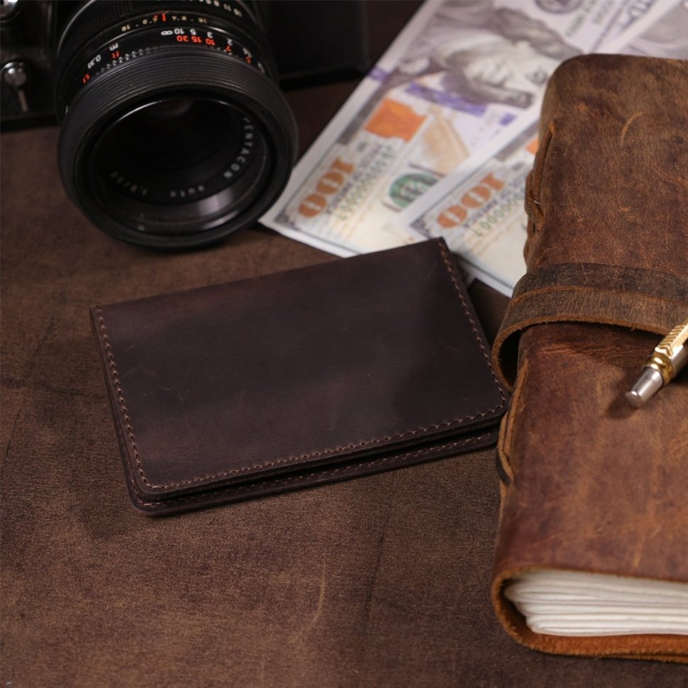 Шкіряна коричнева обкладинка для прав водія Shvigel (2413925) фото №19 Шкіряна коричнева обкладинка для прав водія Shvigel (2413925) modnotak фото №19