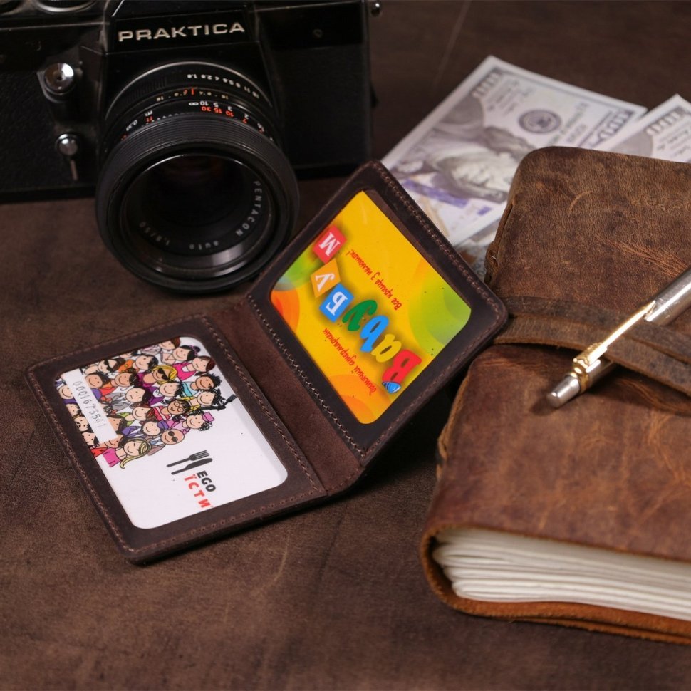 Шкіряна коричнева обкладинка для прав водія Shvigel (2413925) фото №20 Шкіряна коричнева обкладинка для прав водія Shvigel (2413925) modnotak фото №20