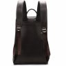 Кожаный мужской рюкзак с зернистой фактурой в темно-коричневом цвете Bexhil (19861) - 2