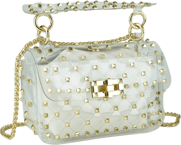 Прозначная женская сумка маленького размера Mona (21871)