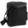 Мужская сумка-планшет черного цвета из натуральной кожи через плечо Tiding Bag (15907) фото №1 Мужская сумка-планшет черного цвета из натуральной кожи через плечо Tiding Bag (15907) modnotak фото - 1