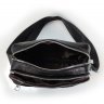 Чоловіча сумка-планшет чорного кольору з натуральної шкіри через плече Tiding Bag (15907) - 11