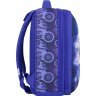 Синий школьный рюкзак для мальчиков из текстиля с принтом Bagland (53824) - 2