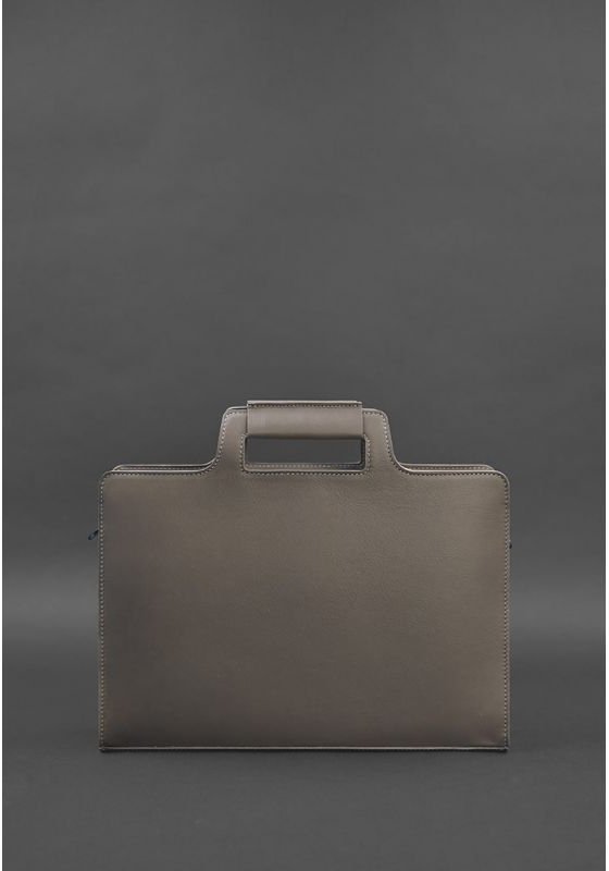 Темно-бежева сумка з натуральної шкіри для ноутбука і документів BlankNote (12789)