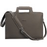 Темно-бежевая сумка из натуральной кожи для ноутбука и документов BlankNote (12789) - 1