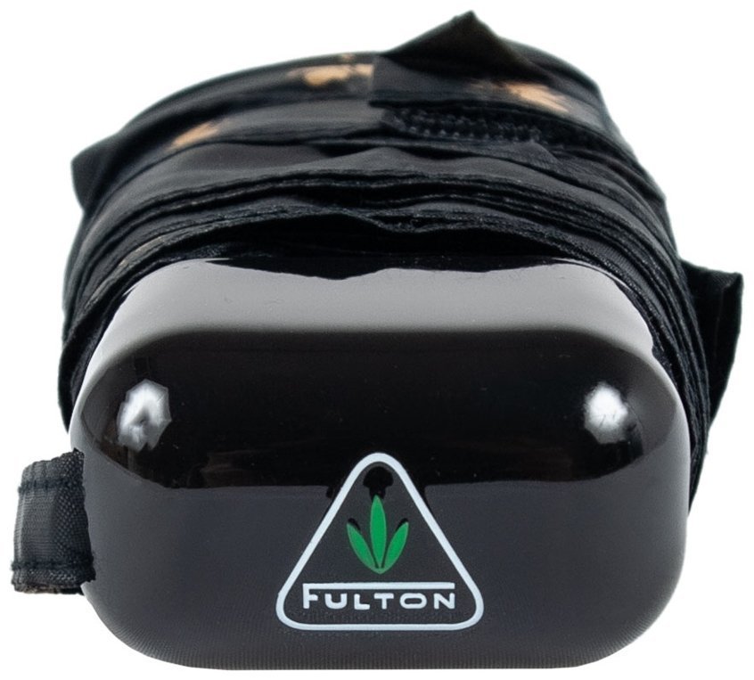 Зонт женский Fulton L501-041109 Tiny-2 Golden Bees (Форма купола круглая, черный с принтом золотых пчел) 94224 modnotak фото №12