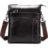 Популярна сумка на плече коричневого кольору з натуральної шкіри Vintage (20025) - 1